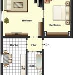 Miete 2 Schlafzimmer wohnung von 55 m² in Kammerforst