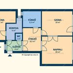 Rent 3 bedroom apartment of 75 m² in Budapest