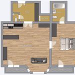 Rent 1 bedroom apartment of 80 m² in Praha