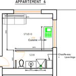 Appartement de 15 m² avec 1 chambre(s) en location à Cholet
