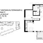 Vuokraa 2 makuuhuoneen asunto, 52 m² paikassa Vantaa