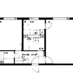 Rent 2 bedroom house of 47 m² in Jamppa,