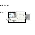 Vuokraa 1 makuuhuoneen asunto, 25 m² paikassa Kirkkonummi