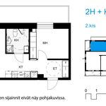 Rent 2 bedroom apartment of 44 m² in Tampere