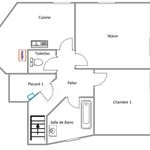 Rent 1 bedroom apartment of 44 m² in Sézanne