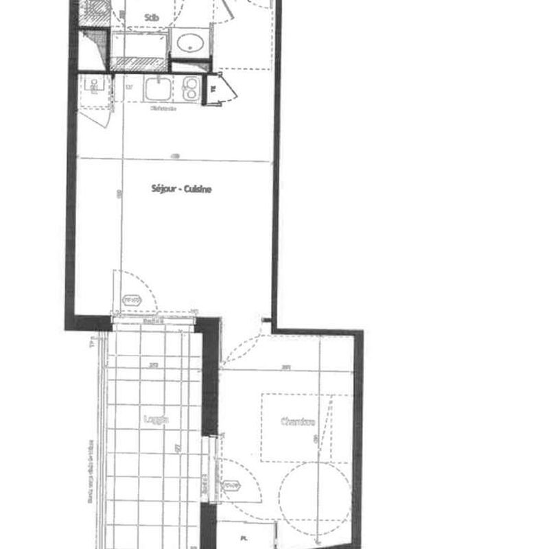 Location appartement 2 pièces 41 m² Chassieu (69680)