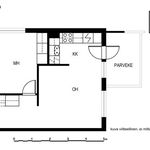 Rent 2 bedroom apartment of 46 m² in Hakunila,