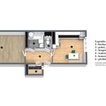 Rent 2 bedroom apartment of 51 m² in Olomouc