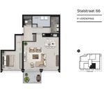 Huur 2 slaapkamer appartement van 81 m² in Groningen
