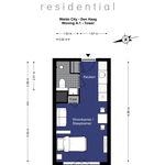 Huur 1 slaapkamer appartement van 21 m² in The Hague