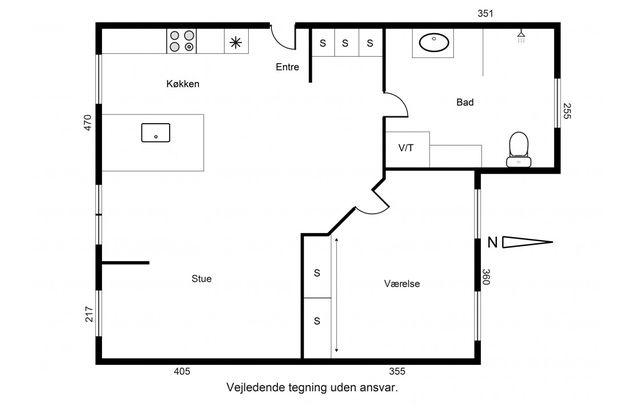Lej 2-værelses lejlighed på 73 m² i Esbjerg